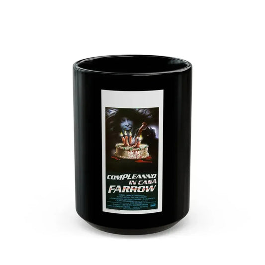 BLOODY BIRTHDAY (ITALIAN) 1981 Movie Poster - Black Coffee Mug 15oz - Go Mug Yourself