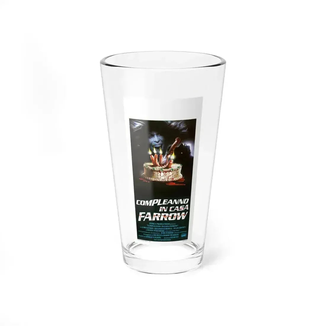 BLOODY BIRTHDAY (ITALIAN) 1981 Movie Poster - Pint Glass 16oz 16oz - Go Mug Yourself