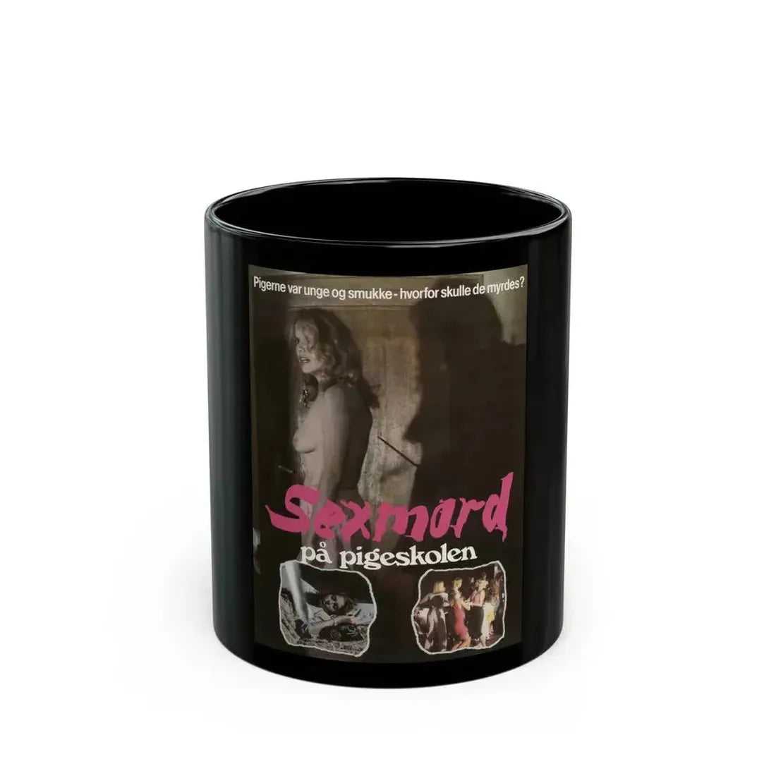 BLOODY MOON (DANISH) 1981 Movie Poster - Black Coffee Mug 11oz - Go Mug Yourself