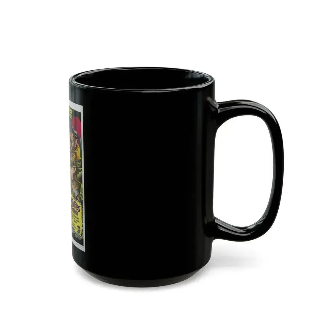 BLOODY PIT OF HORROR +TERROR CREATURES FROM THE GRAVE 1965 Movie Poster - Black Coffee Mug - Go Mug Yourself