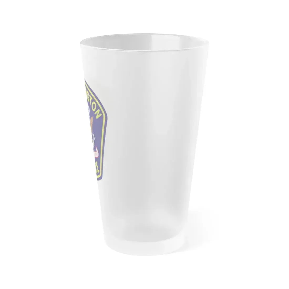 Bloomington Police Department Clinton Utah - Frosted Pint Glass 16oz - Go Mug Yourself