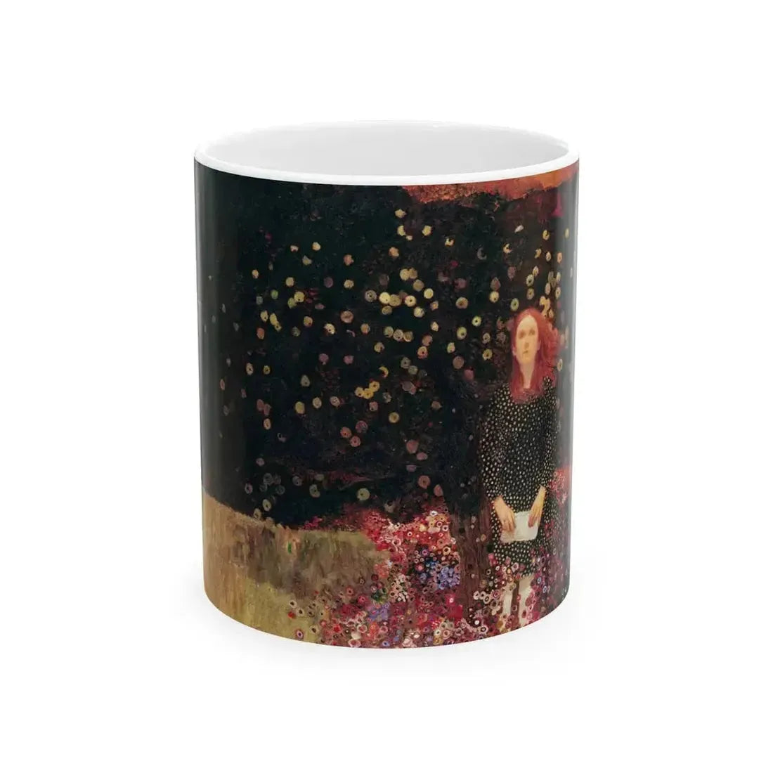 Blossoming Pear Tree by Lynn Bretton, Woman and Home magazine, 1968 - White Coffee Mug 11oz - Go Mug Yourself