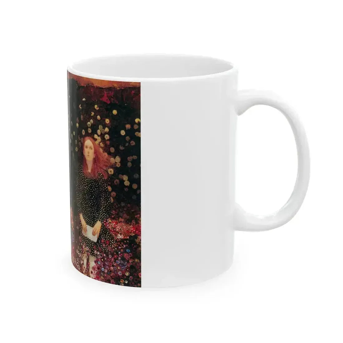 Blossoming Pear Tree by Lynn Bretton, Woman and Home magazine, 1968 - White Coffee Mug - Go Mug Yourself