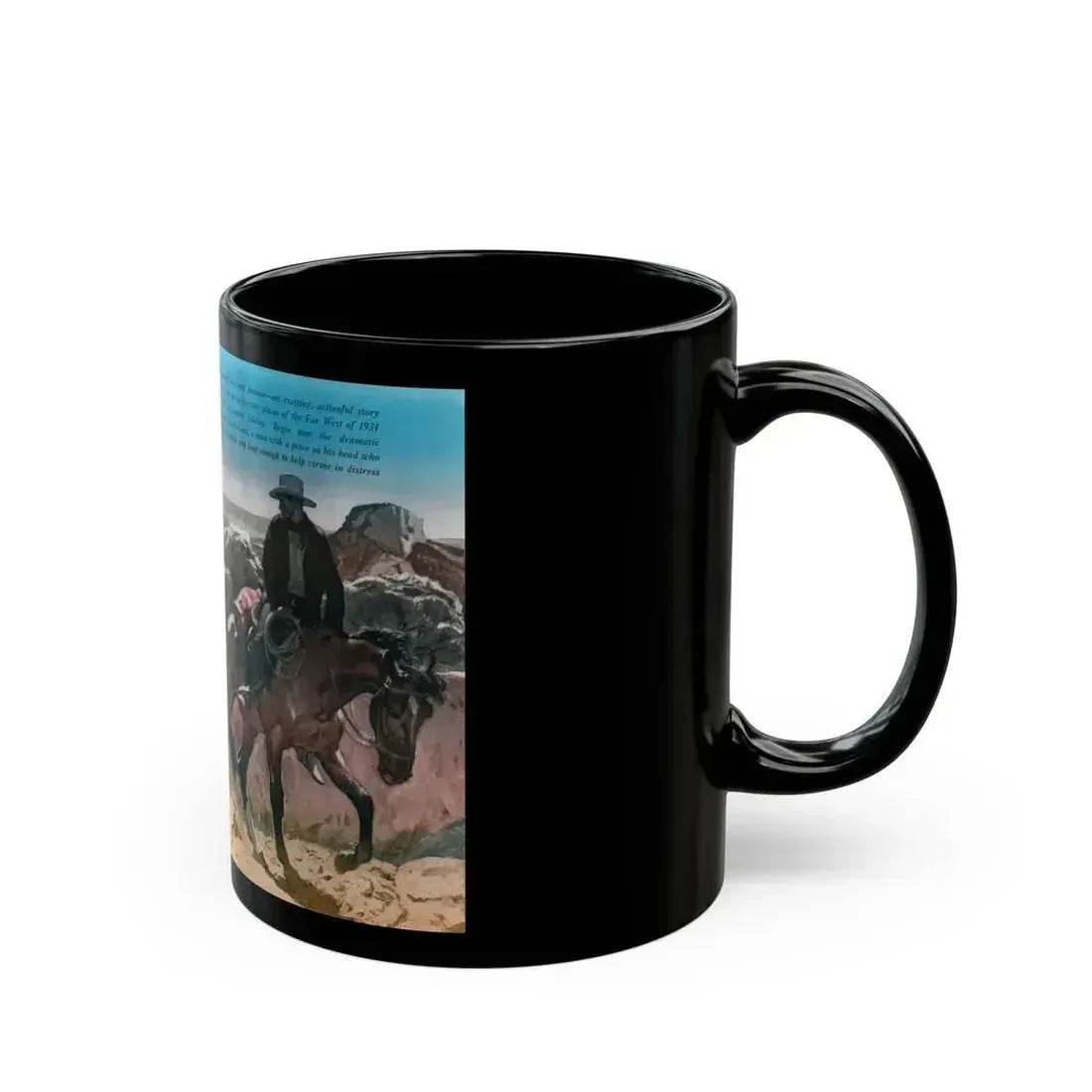 Blow, Desert Winds (1), Cosmopolitan, November 1934 - Black Coffee Mug - Go Mug Yourself