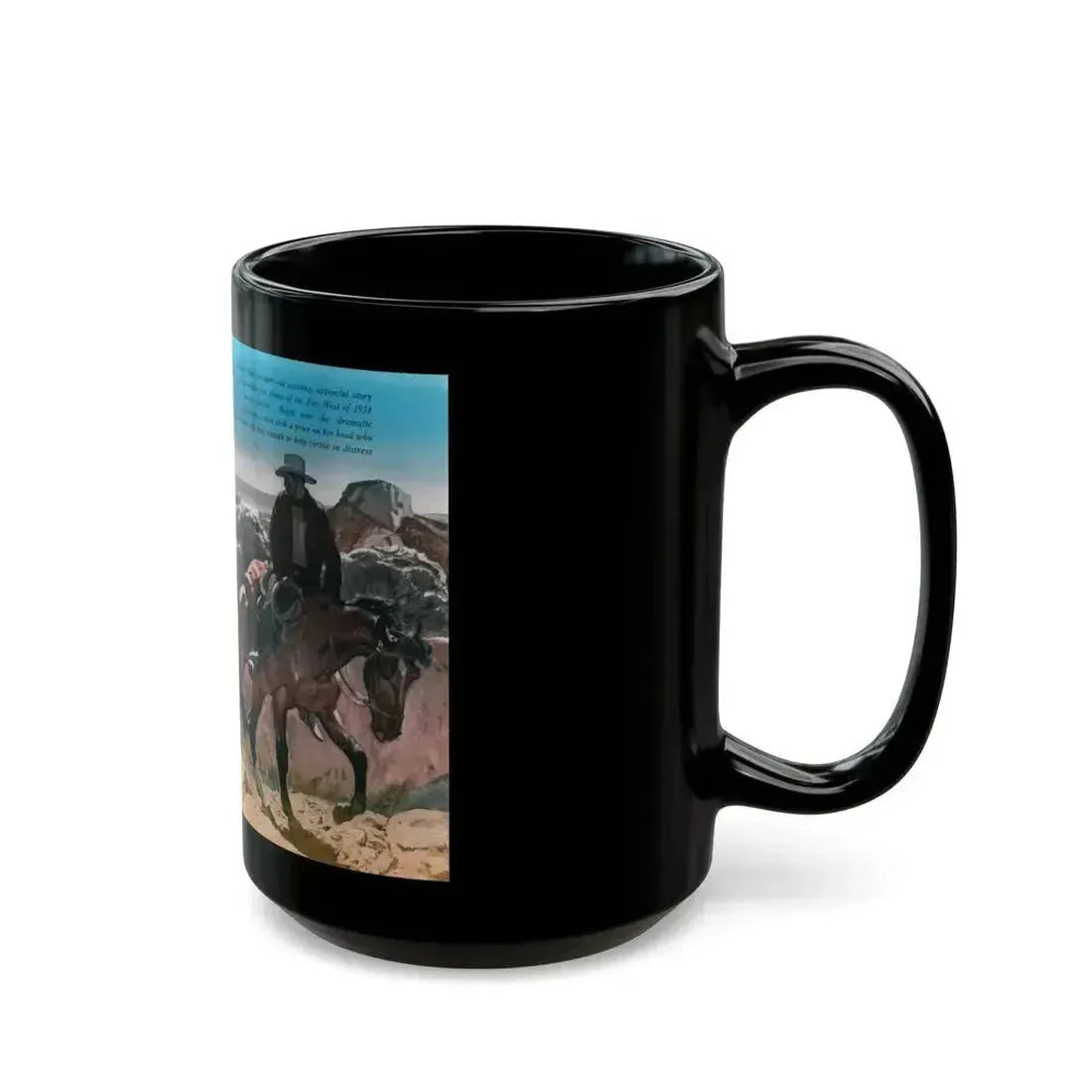 Blow, Desert Winds (1), Cosmopolitan, November 1934 - Black Coffee Mug - Go Mug Yourself
