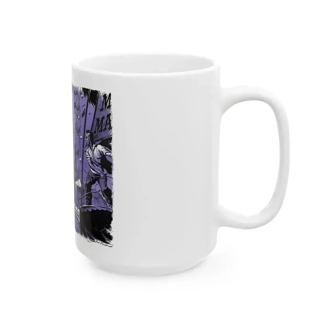 Blowdown, Bluebook Magazine, June 1953 - White Coffee Mug - Go Mug Yourself