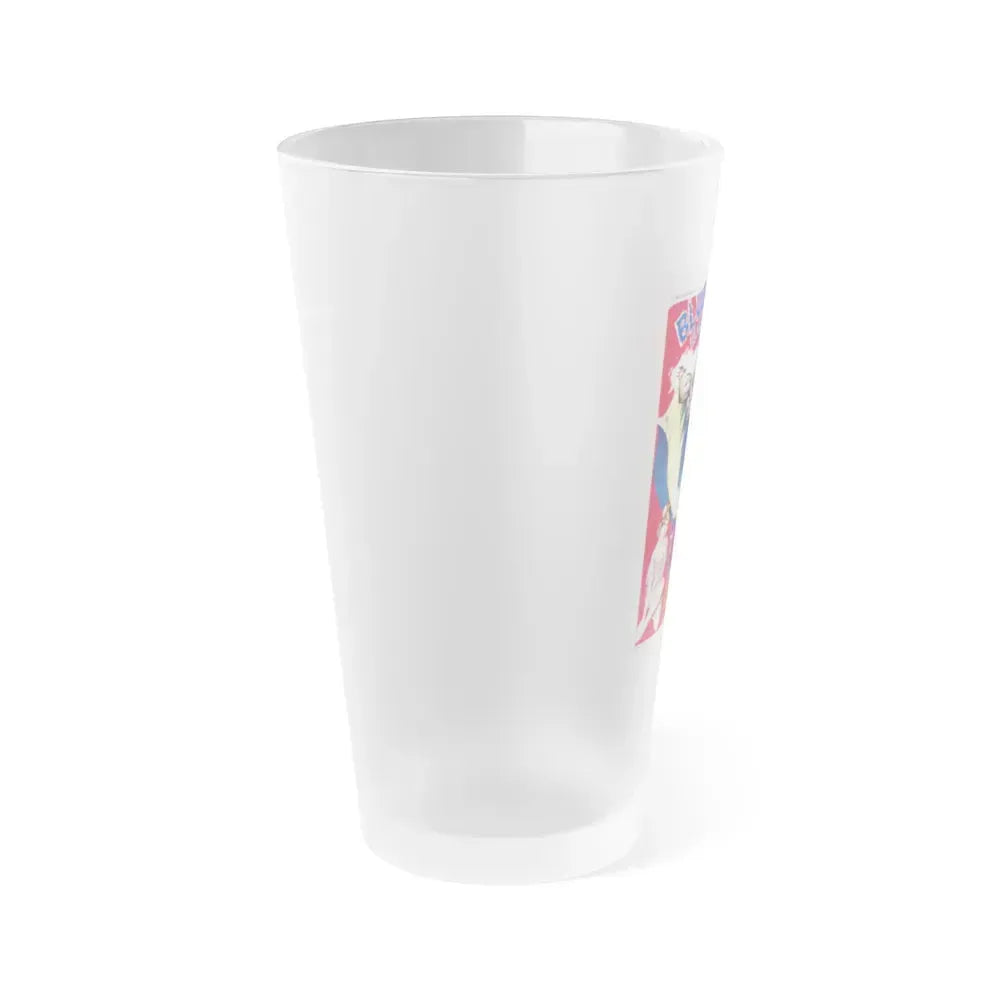 BLUE DEMON 1965 Movie Poster - Frosted Pint Glass 16oz - Go Mug Yourself