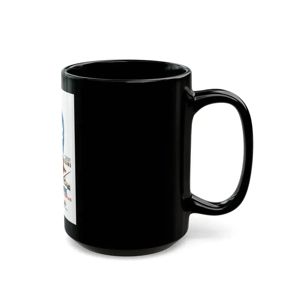 BLUE DEMON, SPY SMASHER 1968 Movie Poster - Black Coffee Mug - Go Mug Yourself