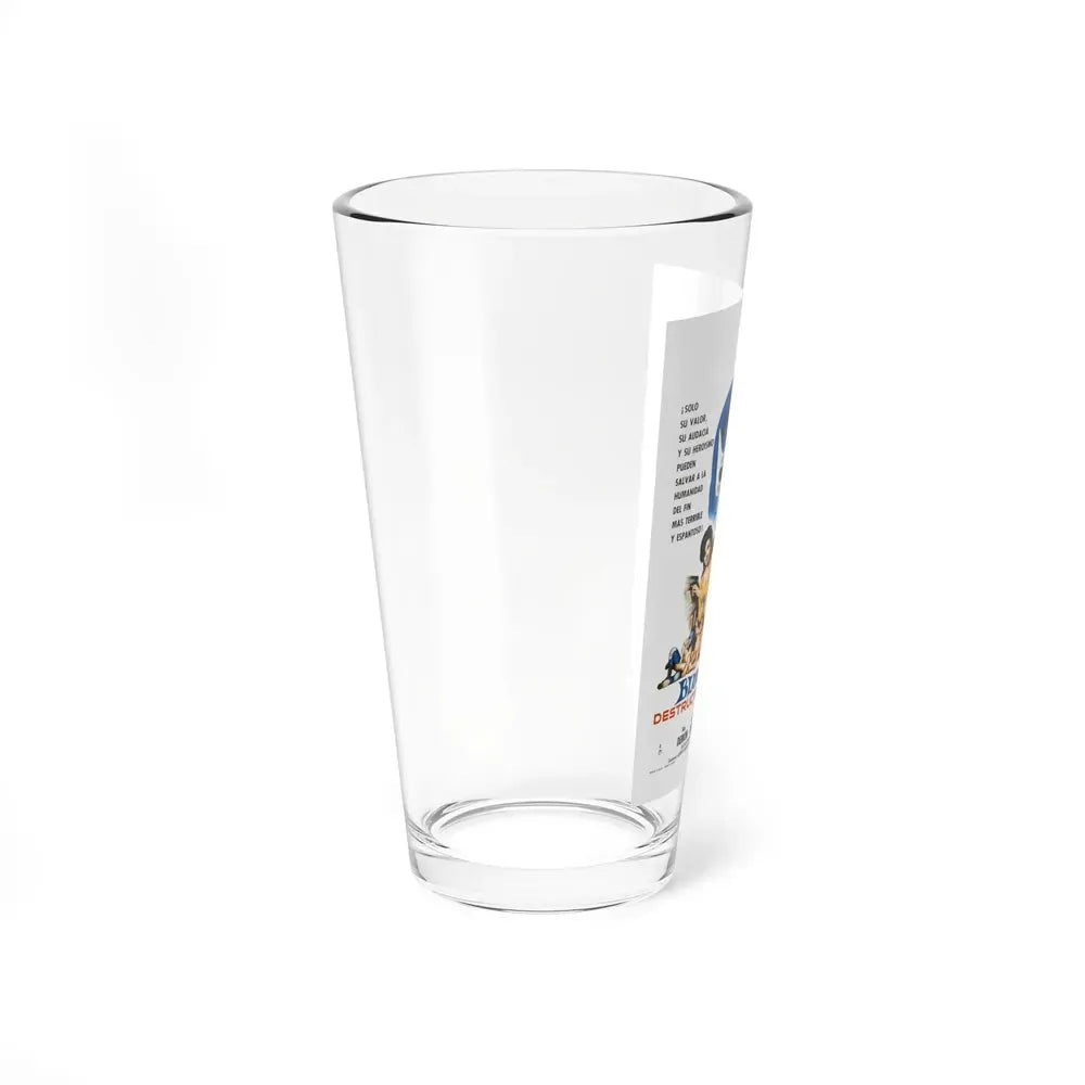 BLUE DEMON, SPY SMASHER 1968 Movie Poster - Pint Glass 16oz - Go Mug Yourself