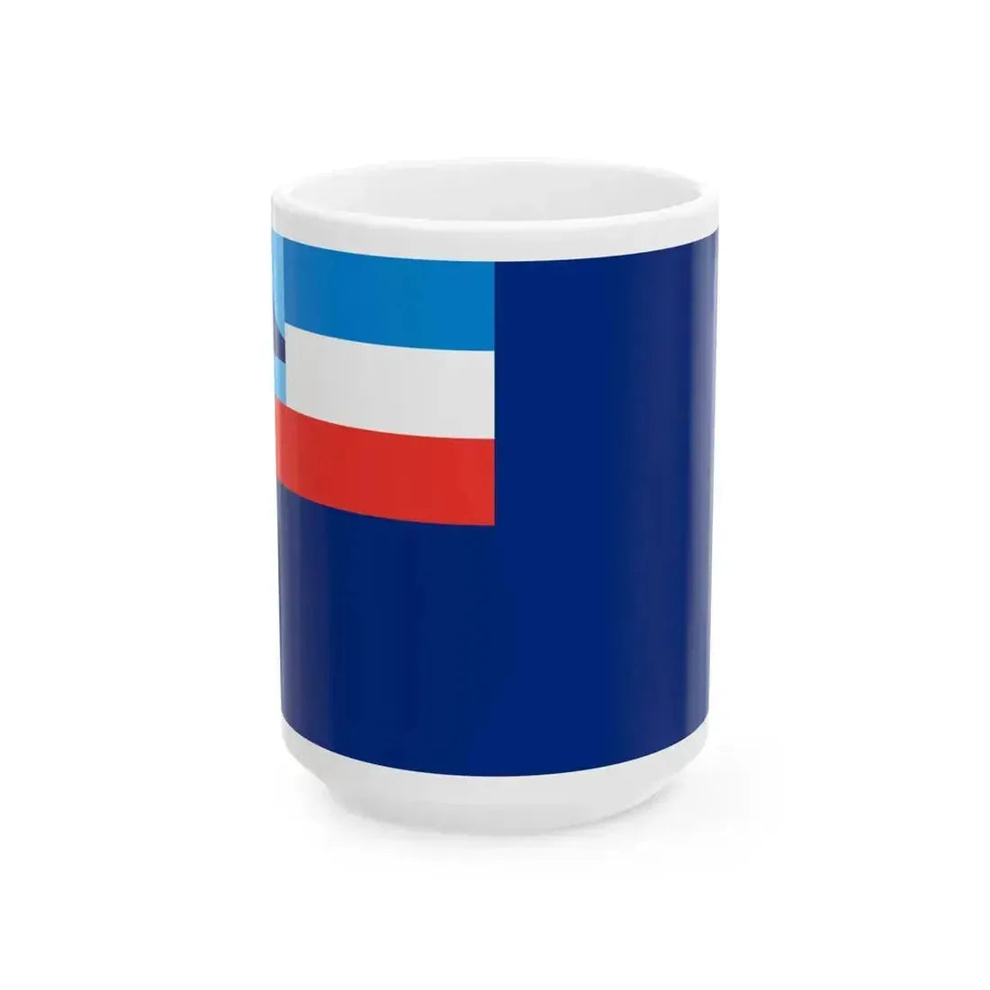 Blue Ensign of Sabah (Malaysia) White Coffee Mug 15oz - Go Mug Yourself
