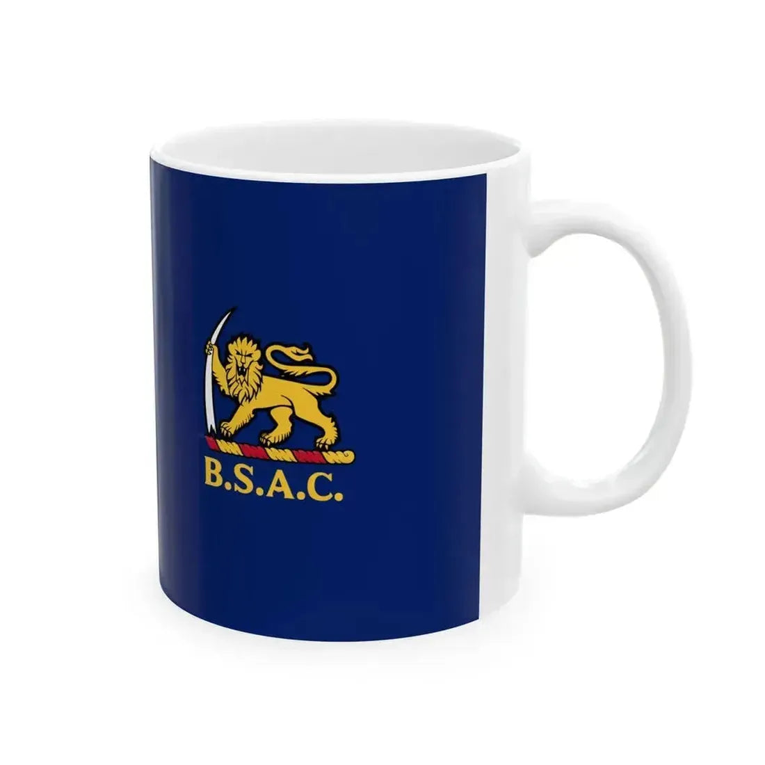 Blue Ensign of the British South Africa Company (South Africa) White Coffee Mug - Go Mug Yourself