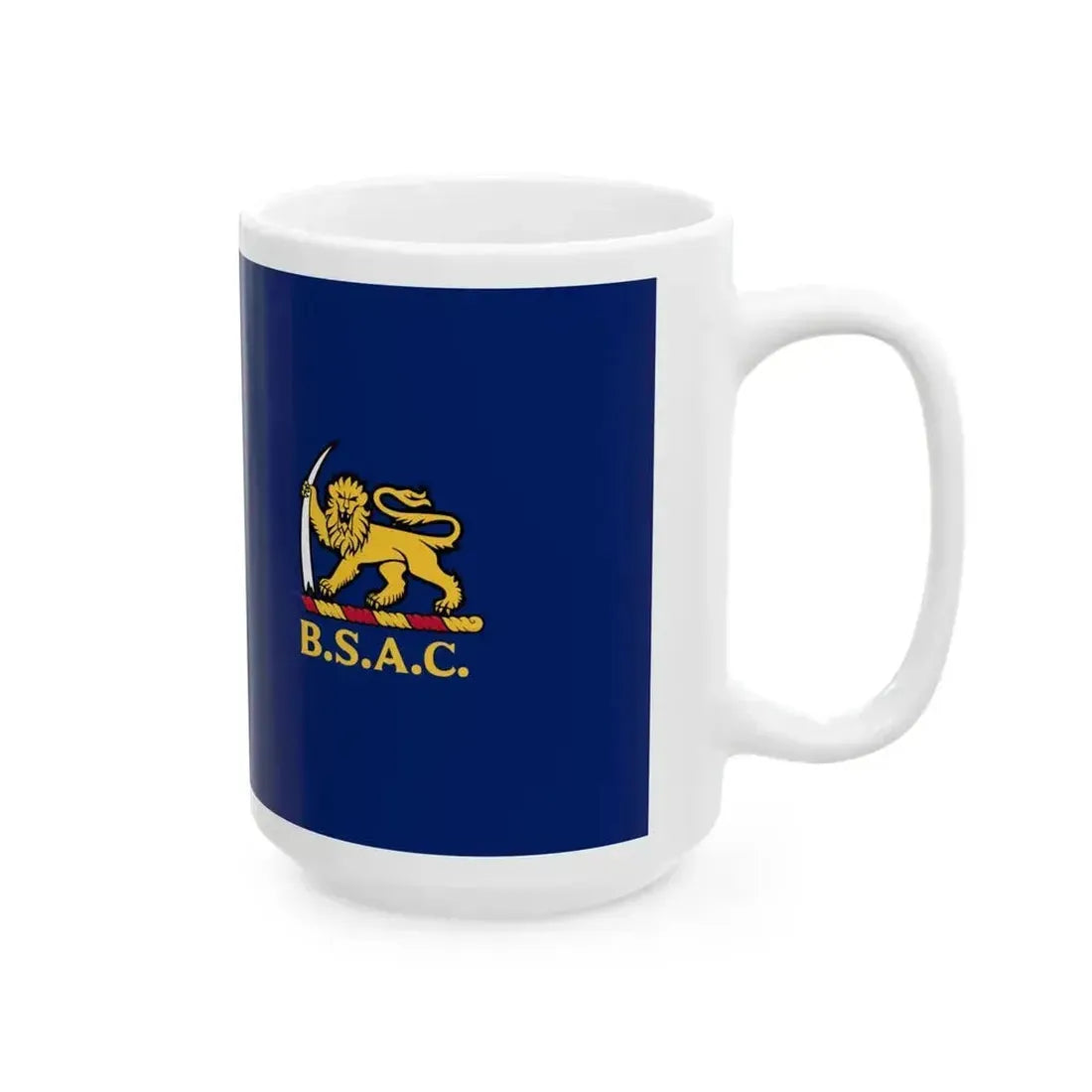 Blue Ensign of the British South Africa Company (South Africa) White Coffee Mug - Go Mug Yourself