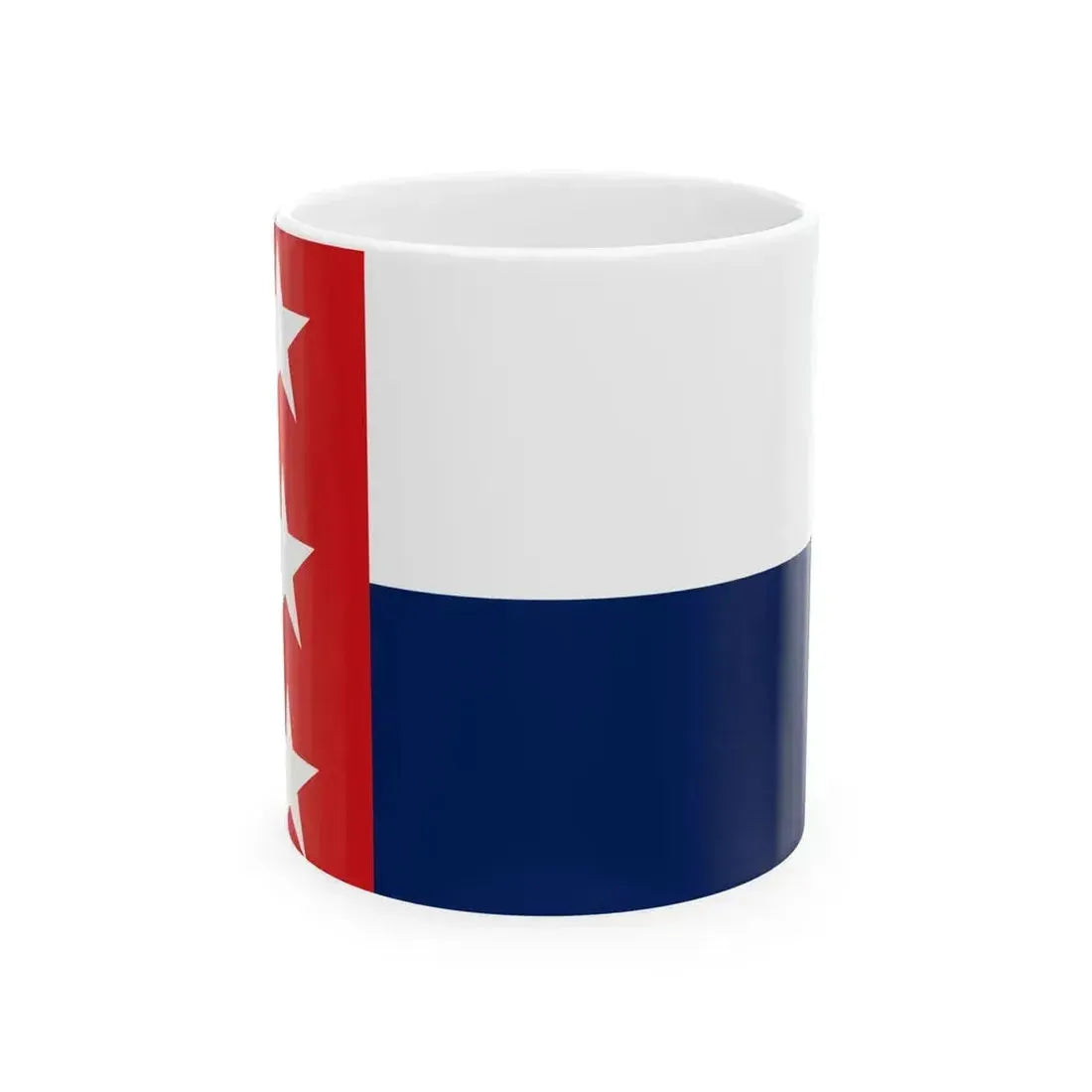 Blue flag of the Republic of the Rio Grande (Mexico) White Coffee Mug 11oz - Go Mug Yourself