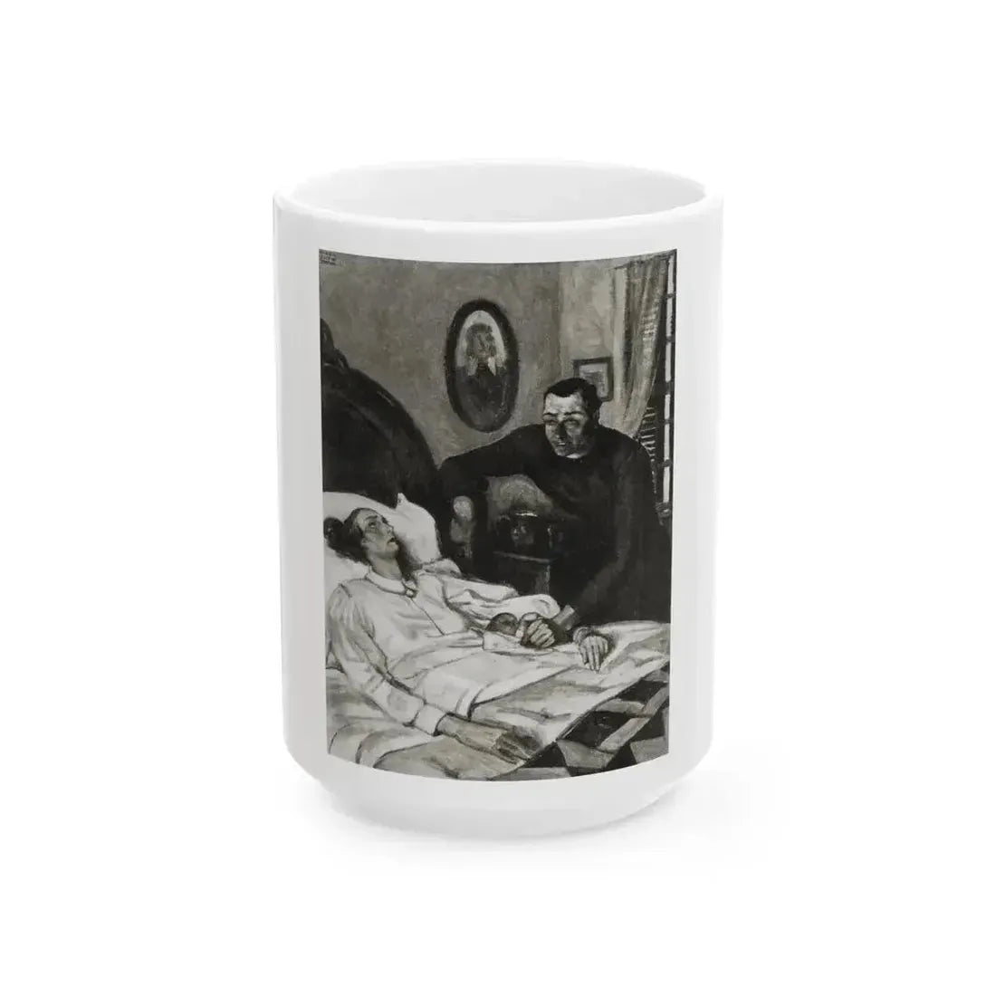 Blue Meadows (3), The Delineator, October 1932 - White Coffee Mug 15oz - Go Mug Yourself