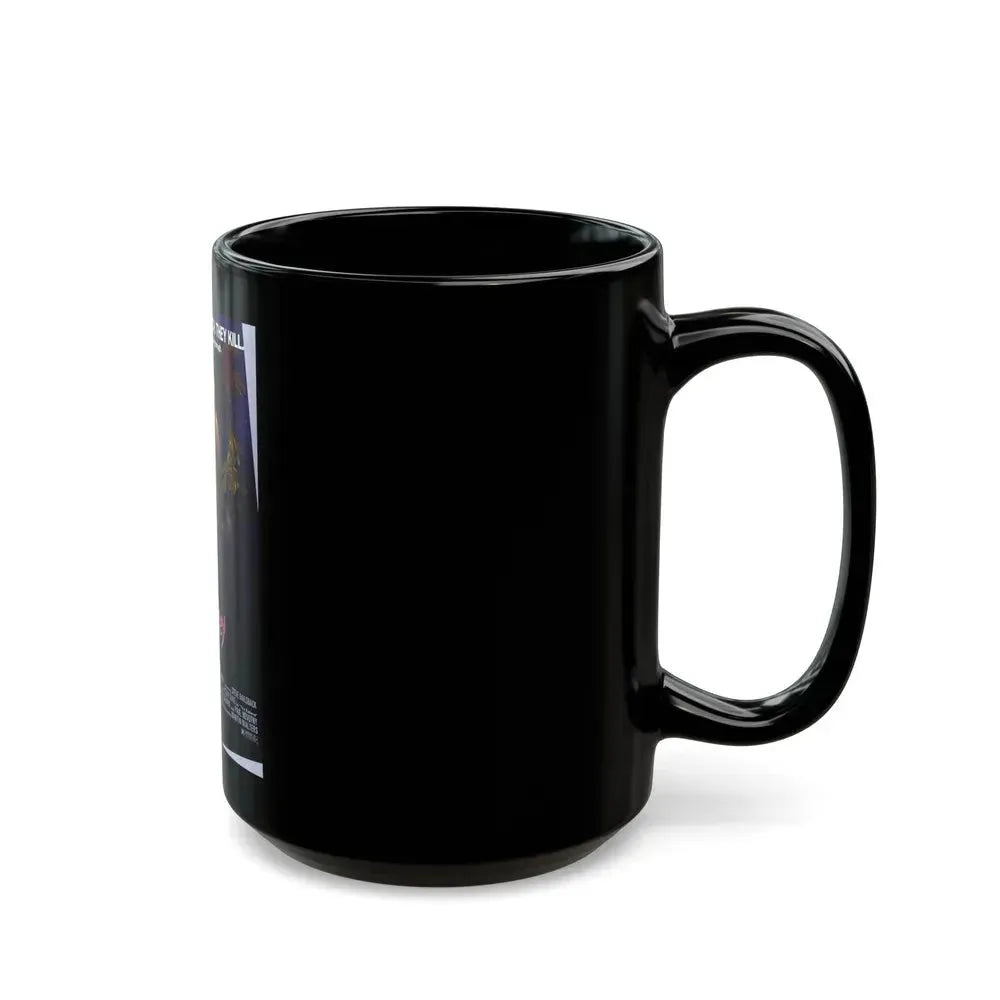 BLUE MONKEY 1987 Movie Poster - Black Coffee Mug - Go Mug Yourself