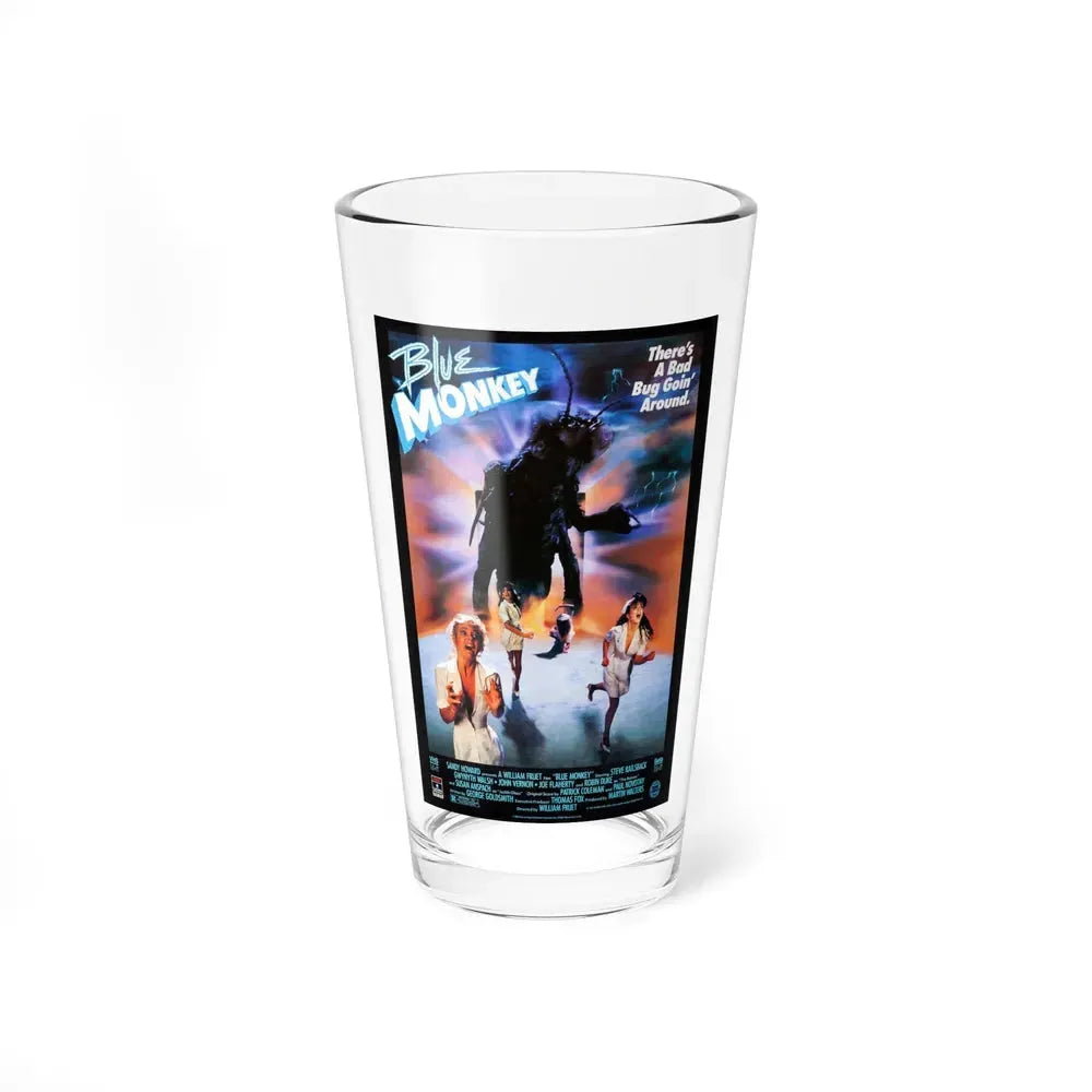 BLUE MONKEY (2) 1987 Movie Poster - Pint Glass 16oz 16oz - Go Mug Yourself