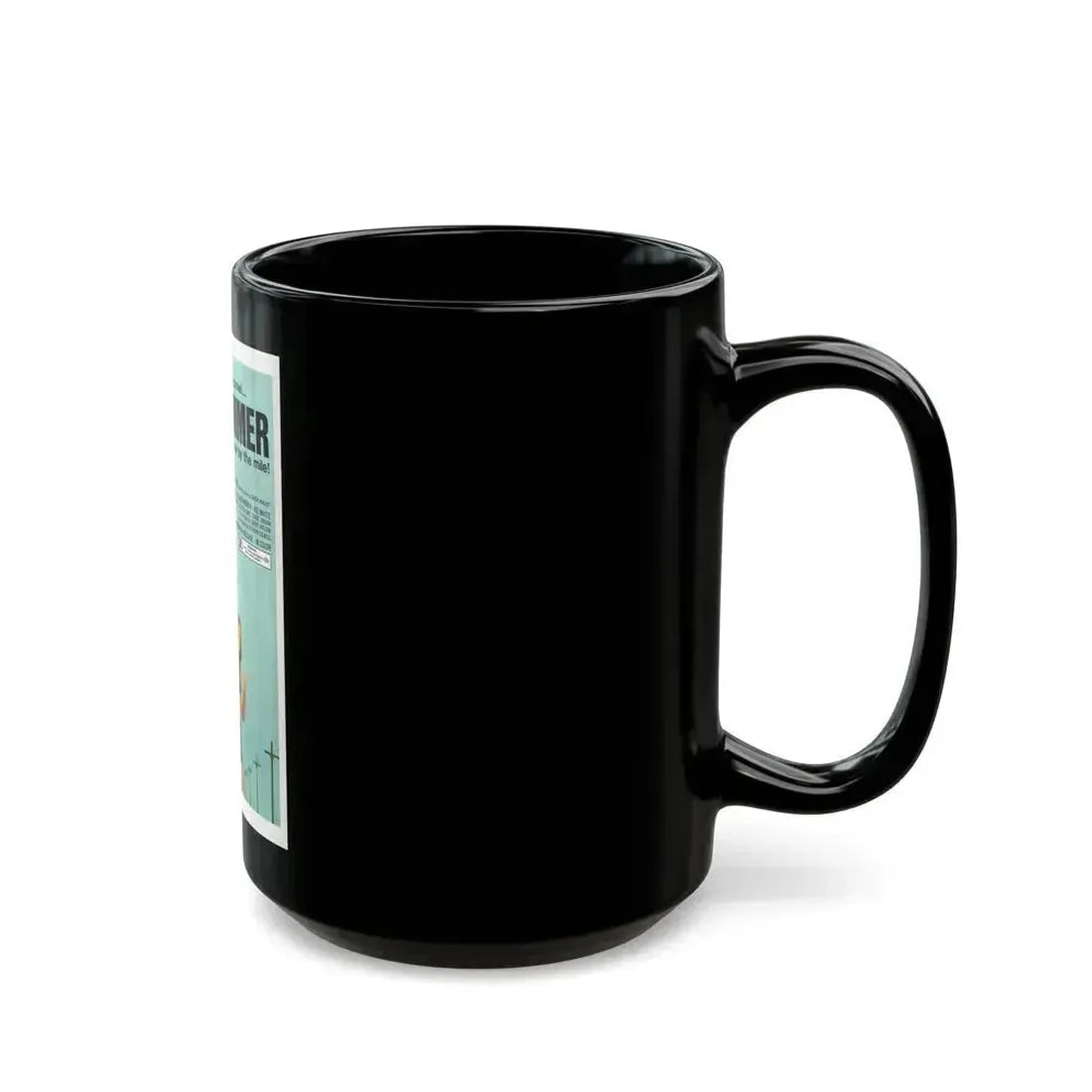 BLUE SUMMER 1973 Movie Poster - Black Coffee Mug - Go Mug Yourself