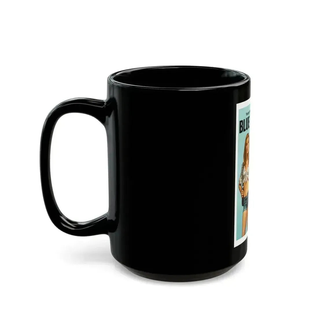 BLUE SUMMER 1973 Movie Poster - Black Coffee Mug - Go Mug Yourself