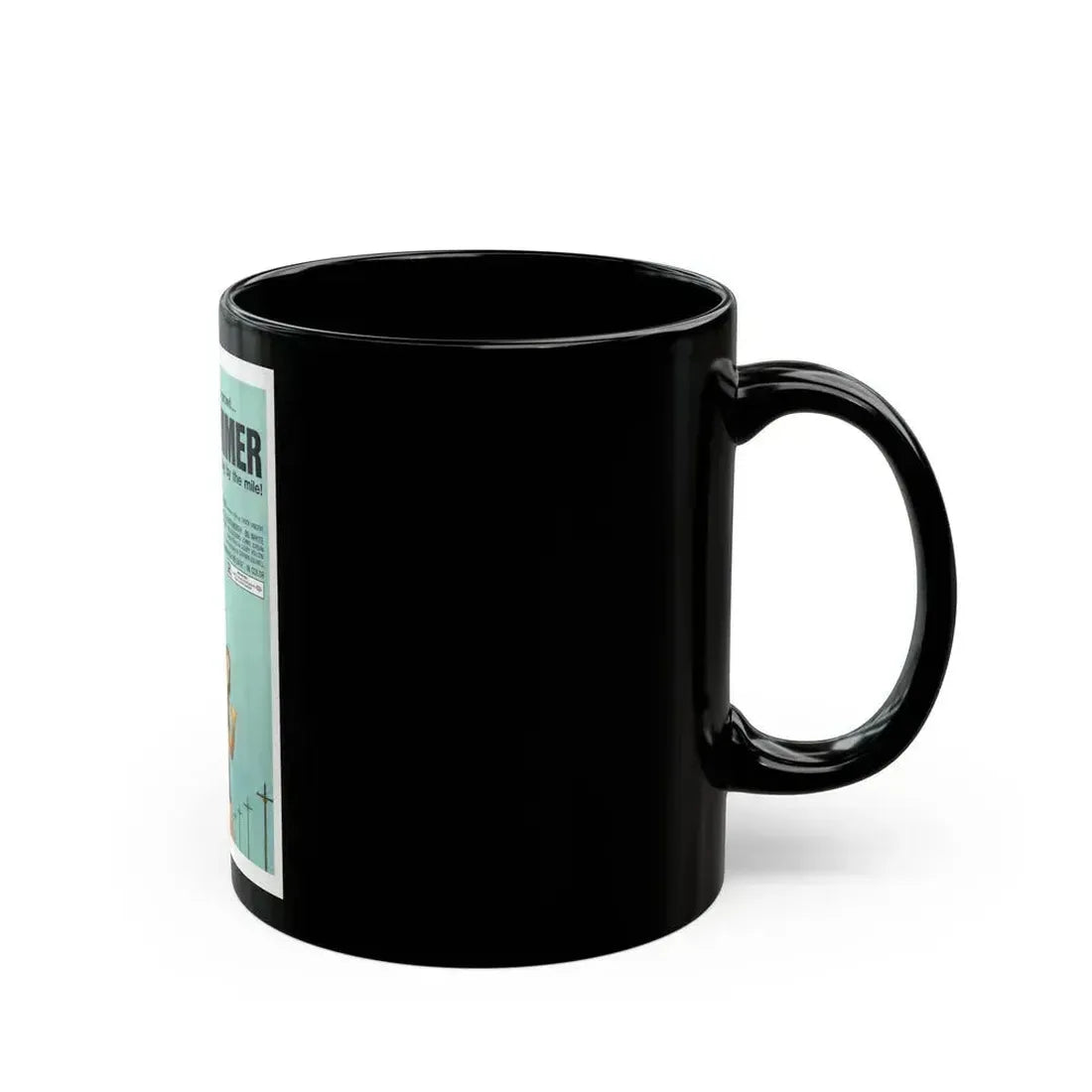BLUE SUMMER 1973 Movie Poster - Black Coffee Mug - Go Mug Yourself