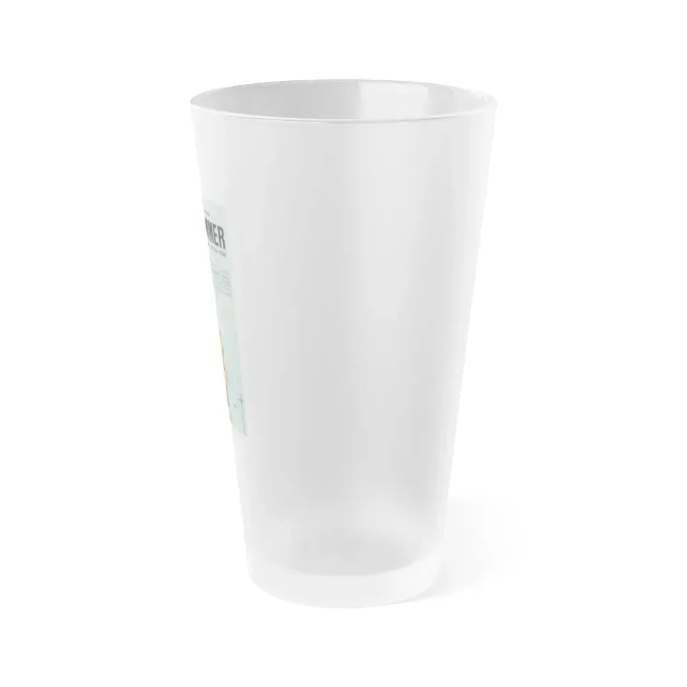 BLUE SUMMER 1973 Movie Poster - Frosted Pint Glass 16oz - Go Mug Yourself