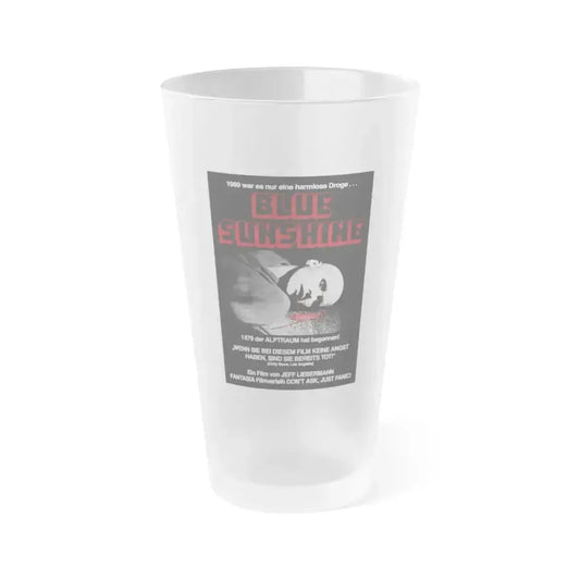BLUE SUNSHINE (GERMAN) 1978 Movie Poster - Frosted Pint Glass 16oz 16oz Frosted - Go Mug Yourself