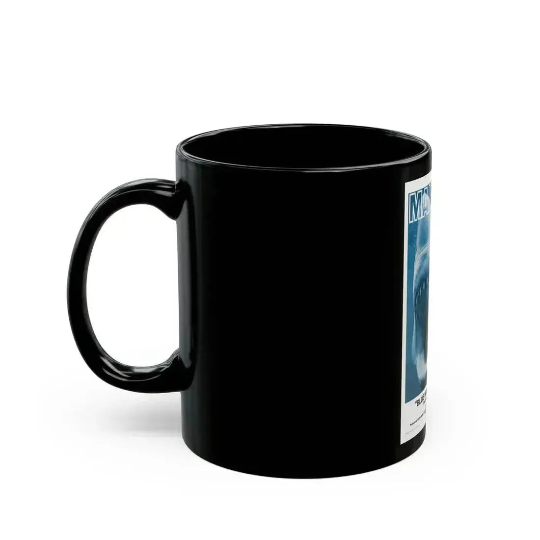 BLUE WATER, WHITE DEATH 1971 Movie Poster - Black Coffee Mug - Go Mug Yourself