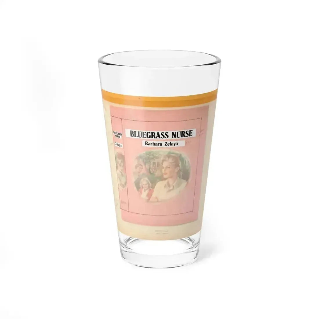 Bluegrass Nurse by Barbara Zelaya (Avalon Books, 1986) - Pint Glass 16oz 16oz - Go Mug Yourself