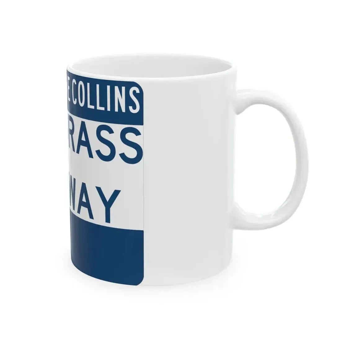 Bluegrass Parkway (Kentucky) (Road Sign) White Coffee Mug - Go Mug Yourself