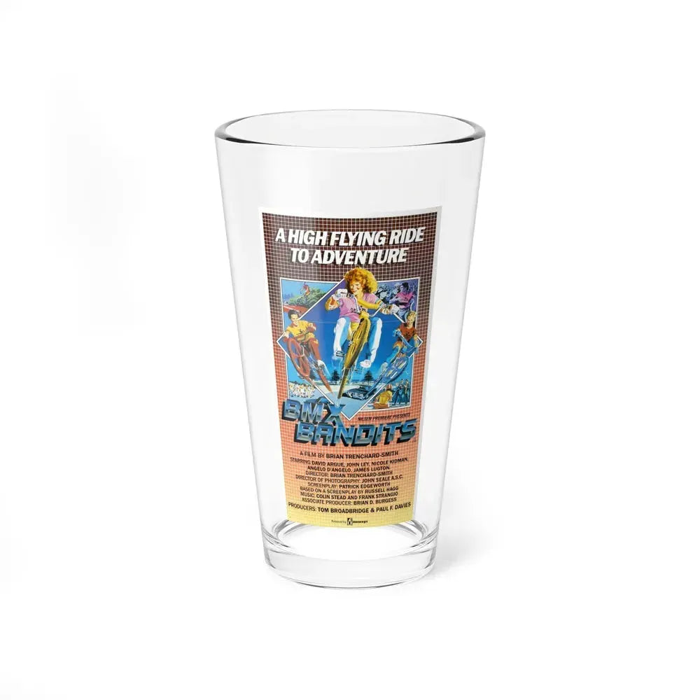 BMX BANDITS 1983 Movie Poster - Pint Glass 16oz 16oz - Go Mug Yourself