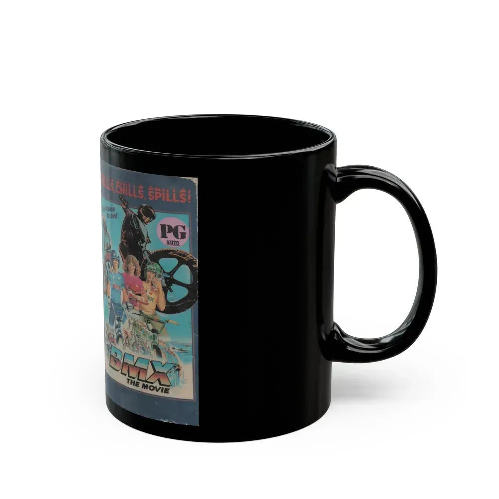 BMX THE MOVIE (VHS COVER) - Black Coffee Mug - Go Mug Yourself