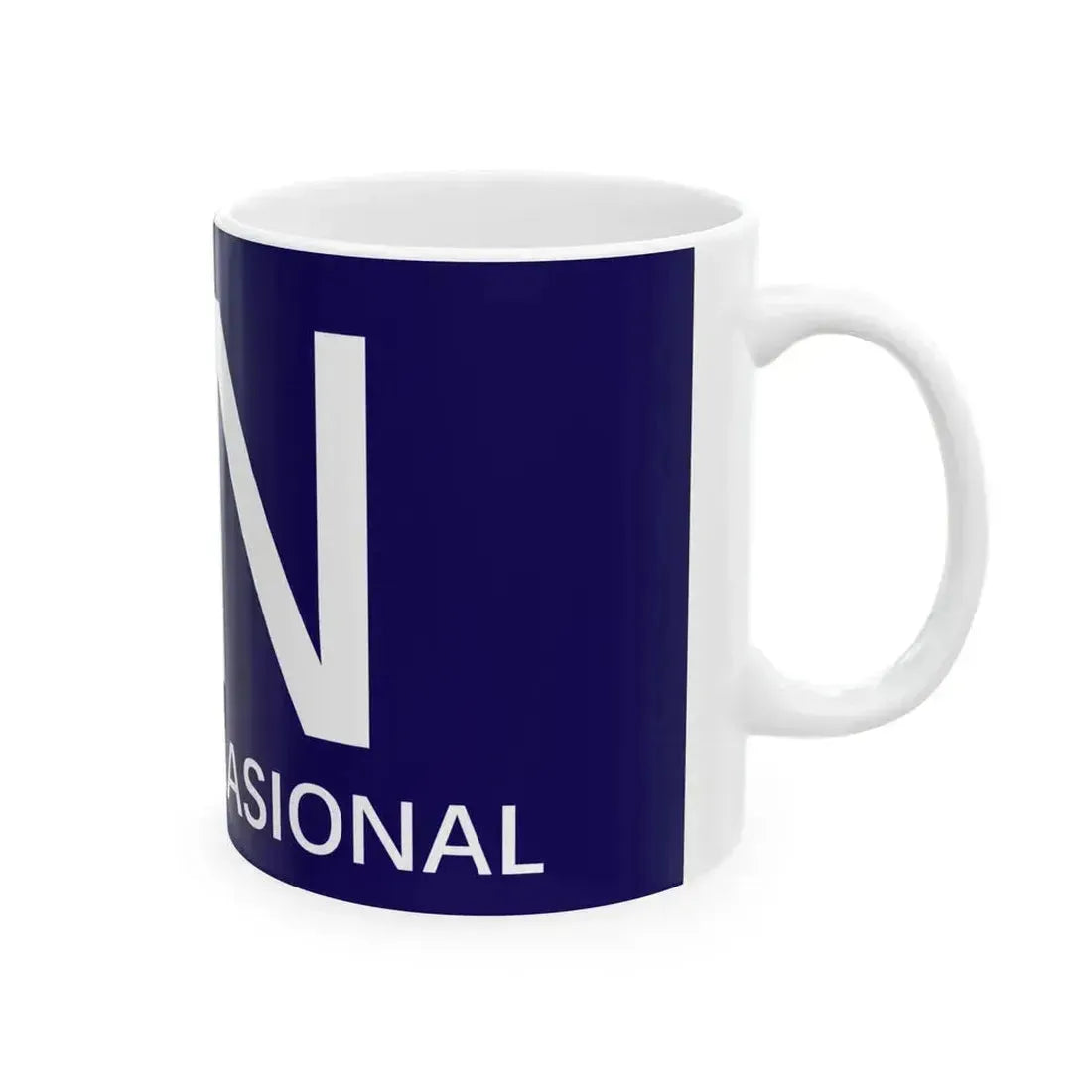 BN text logo (Malaysia) White Coffee Mug - Go Mug Yourself