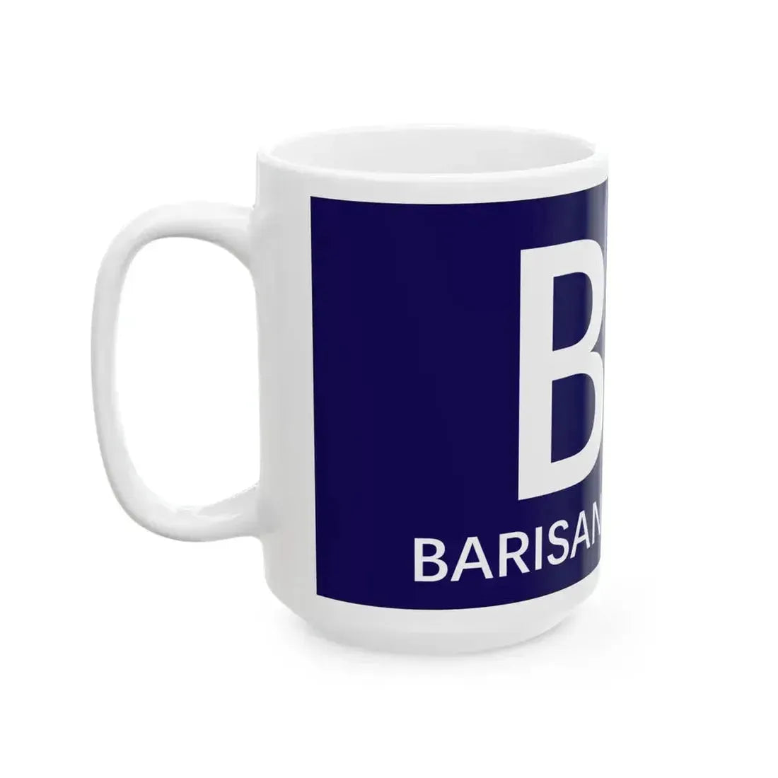 BN text logo (Malaysia) White Coffee Mug - Go Mug Yourself