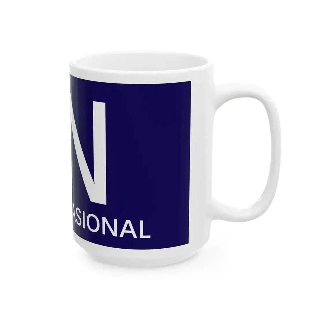 BN text logo (Malaysia) White Coffee Mug - Go Mug Yourself