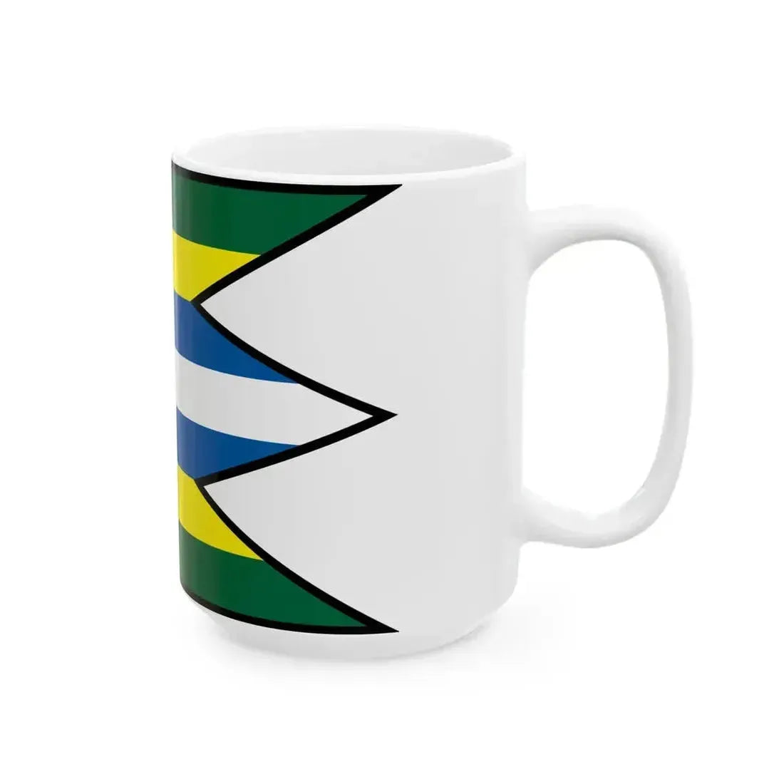 Bobot Trencin Flag (Slovakia) White Coffee Mug - Go Mug Yourself