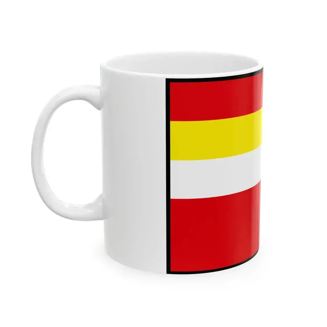Bobrov Namestovo Flag (Slovakia) White Coffee Mug - Go Mug Yourself