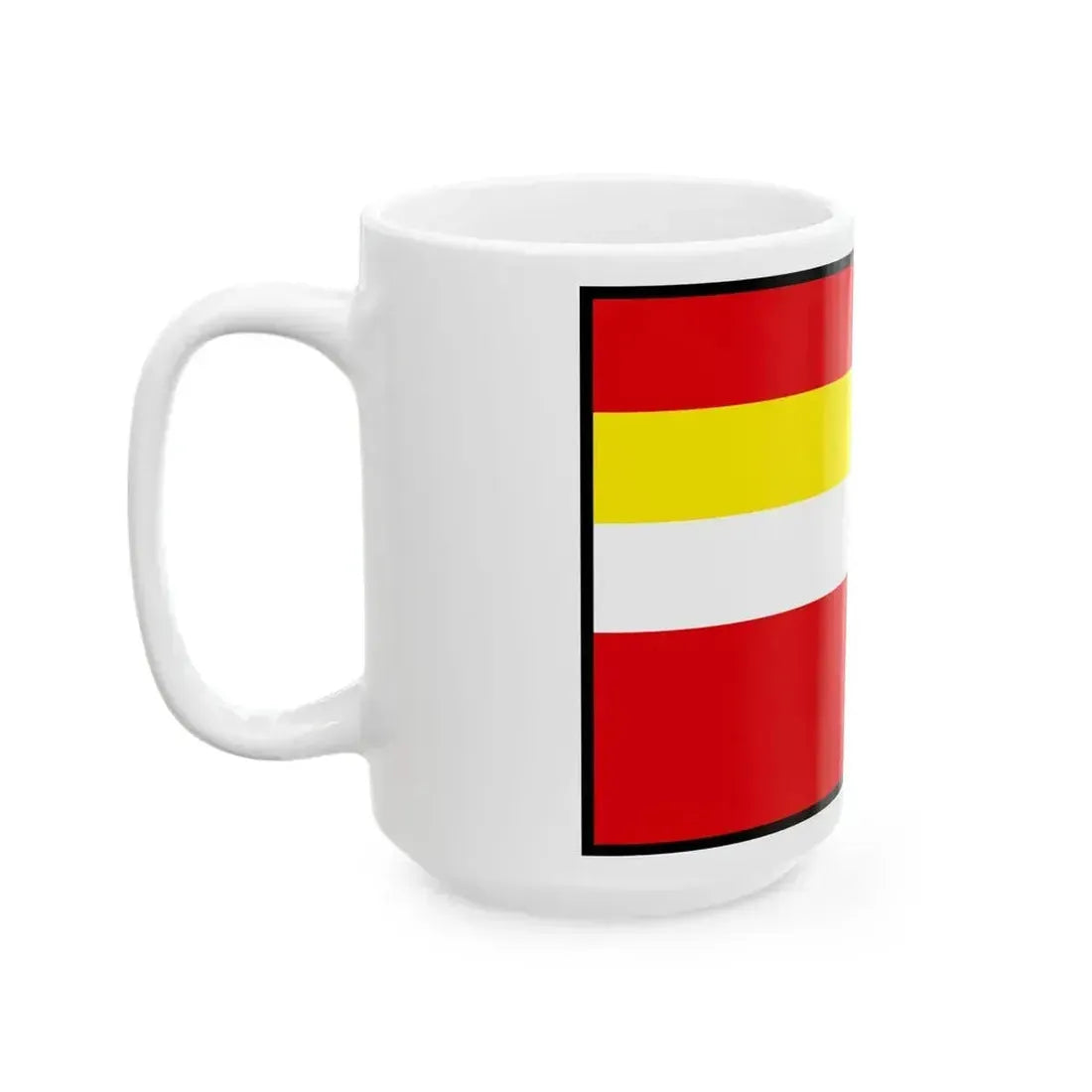 Bobrov Namestovo Flag (Slovakia) White Coffee Mug - Go Mug Yourself