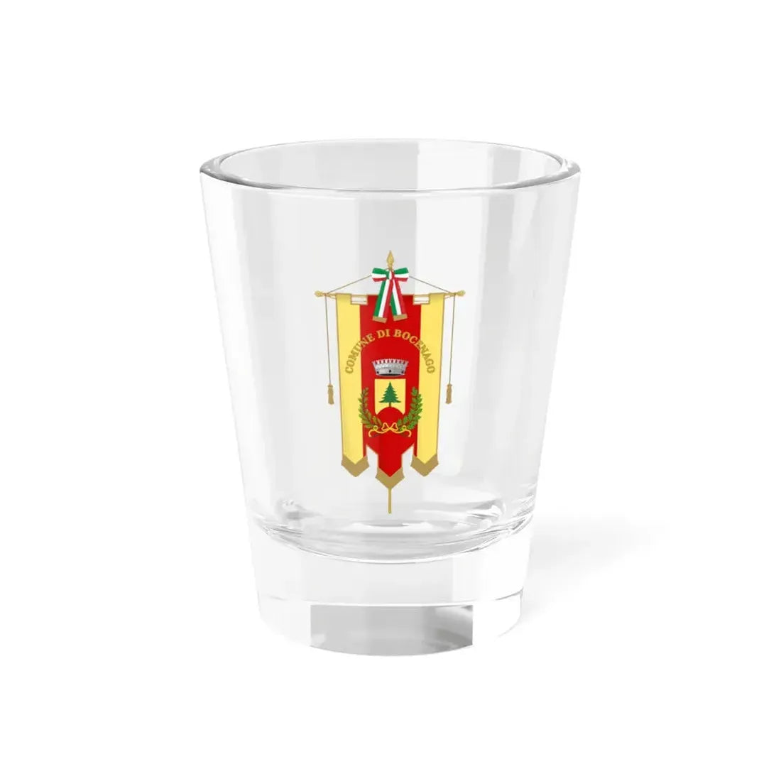 Bocenago-Gonfalone (Italy) Shot Glass 1.5oz 1.5oz - Go Mug Yourself