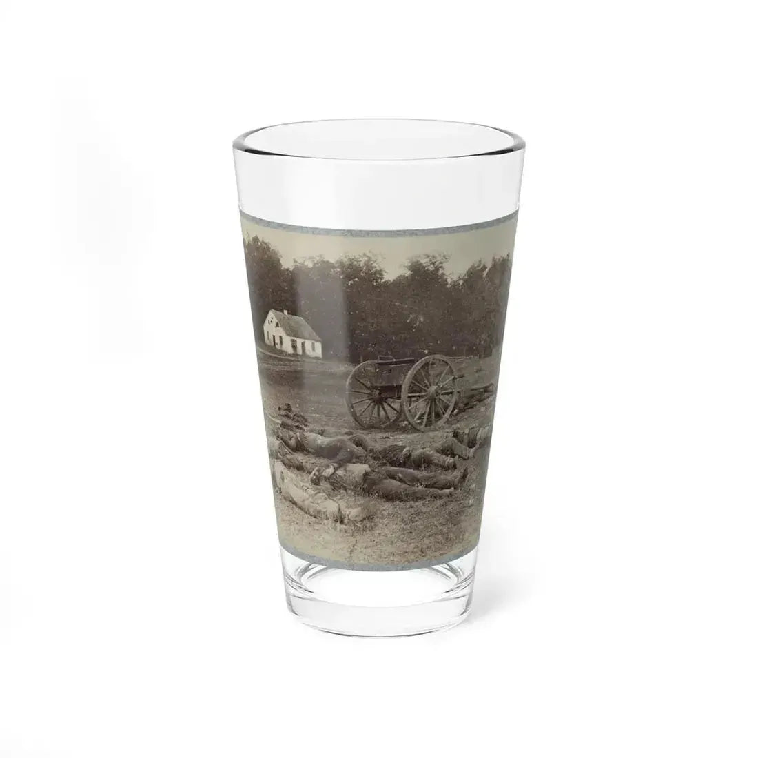 Bodies Of Confederate Artillerymen Near Dunker Church (U.S. Civil War) Pint Glass 16oz 16oz - Go Mug Yourself