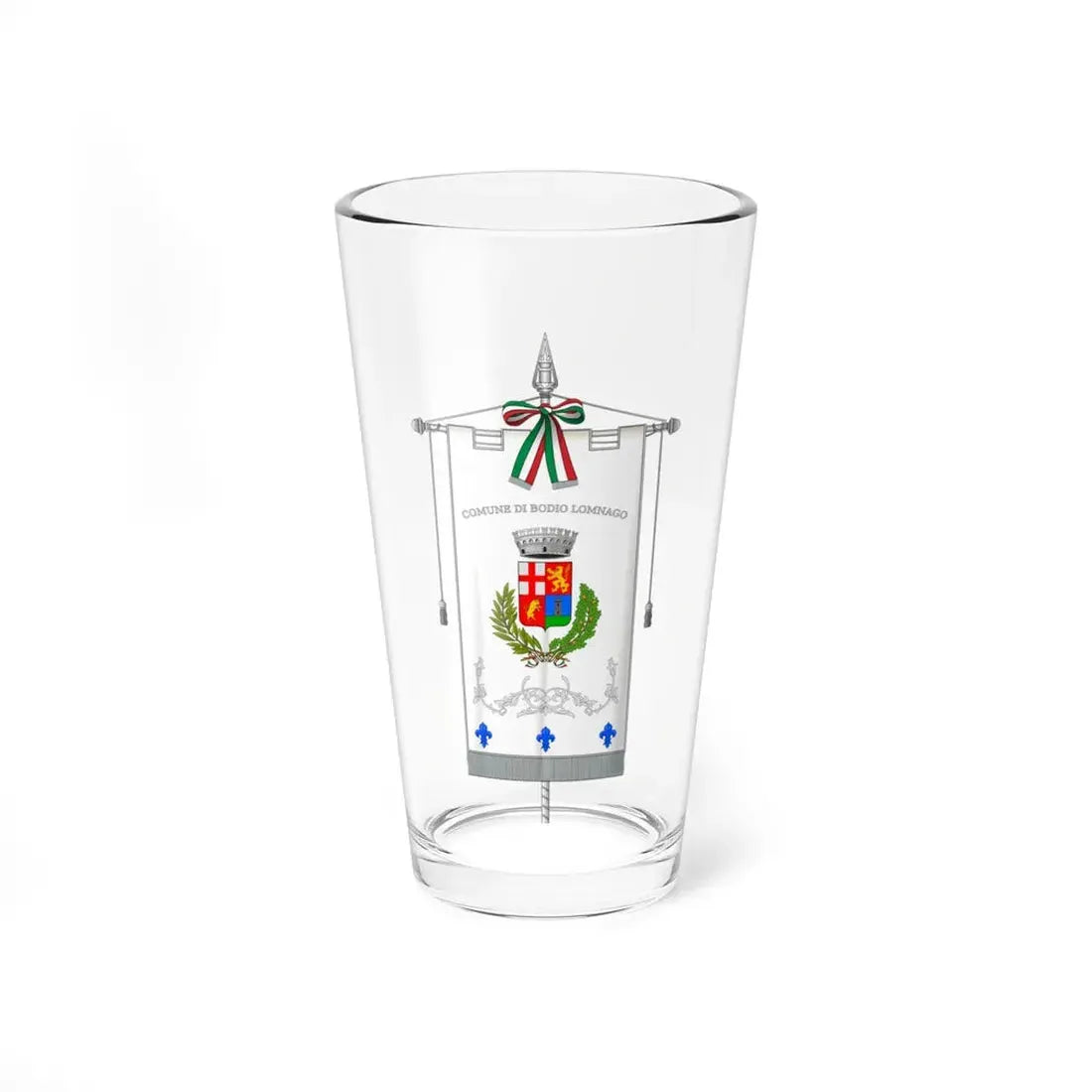 Bodio Lomnago-Gonfalone (Italy) Pint Glass 16oz 16oz - Go Mug Yourself