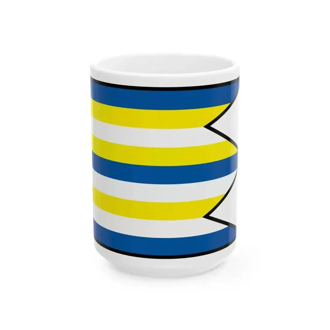 Bodovce Sabinov Flag (Slovakia) White Coffee Mug 15oz - Go Mug Yourself