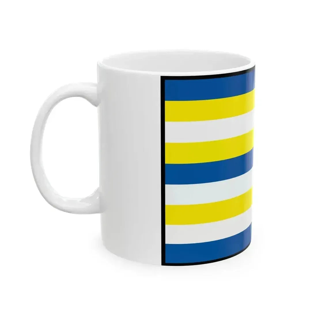 Bodovce Sabinov Flag (Slovakia) White Coffee Mug - Go Mug Yourself