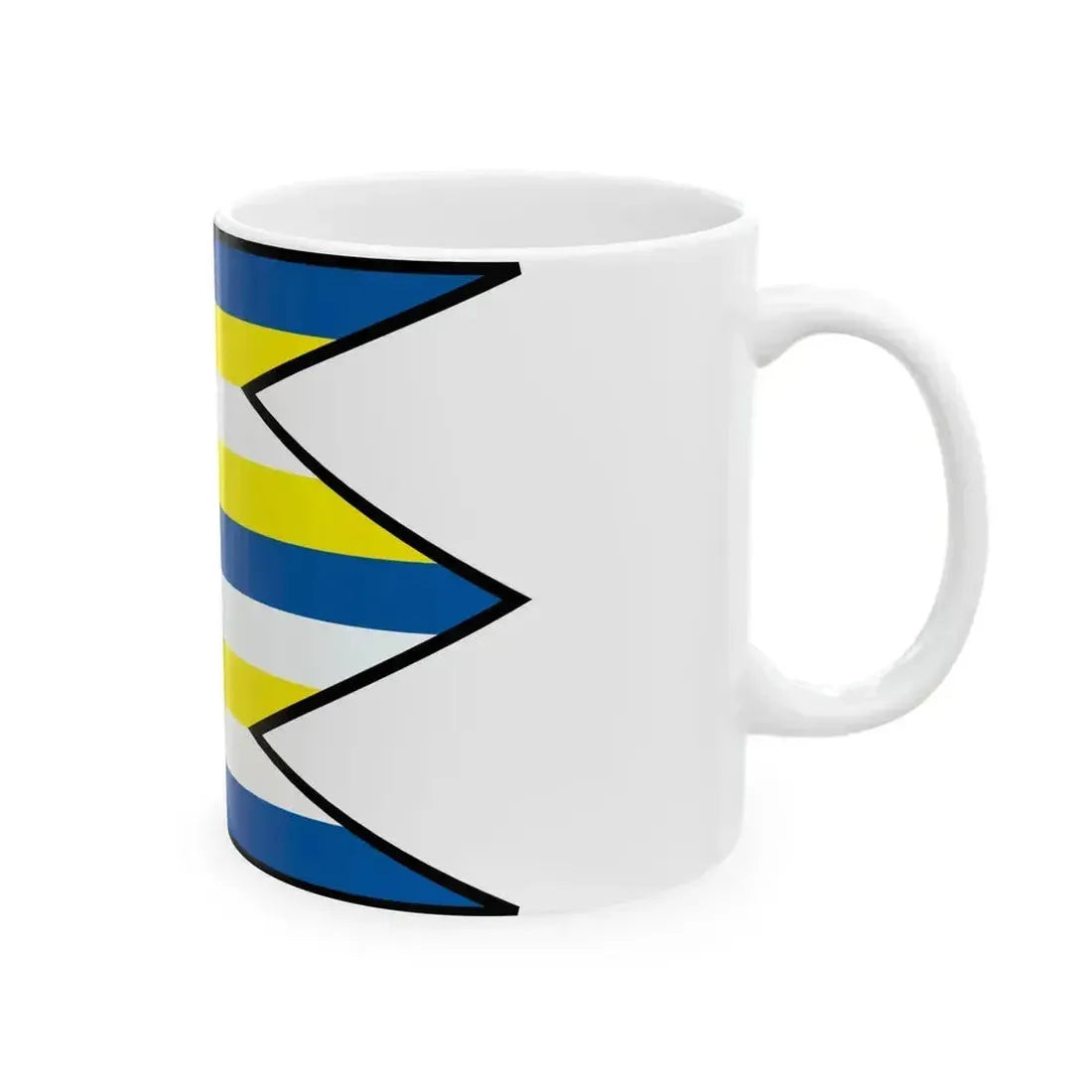 Bodovce Sabinov Flag (Slovakia) White Coffee Mug - Go Mug Yourself