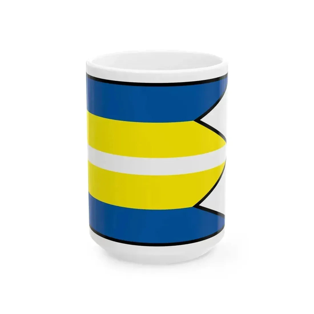 Bodruzal Svidnik Flag (Slovakia) White Coffee Mug 15oz - Go Mug Yourself