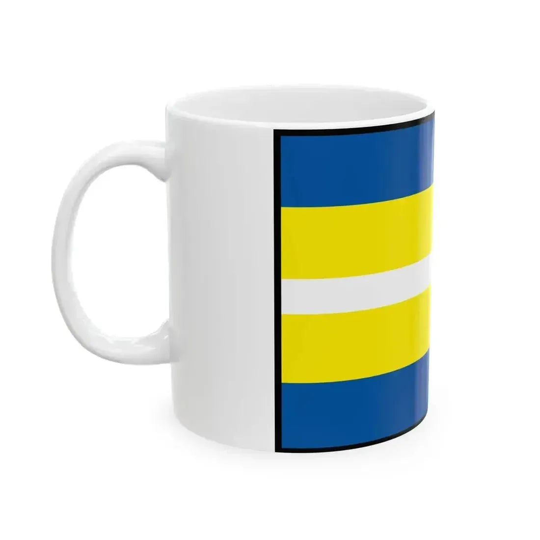 Bodruzal Svidnik Flag (Slovakia) White Coffee Mug - Go Mug Yourself