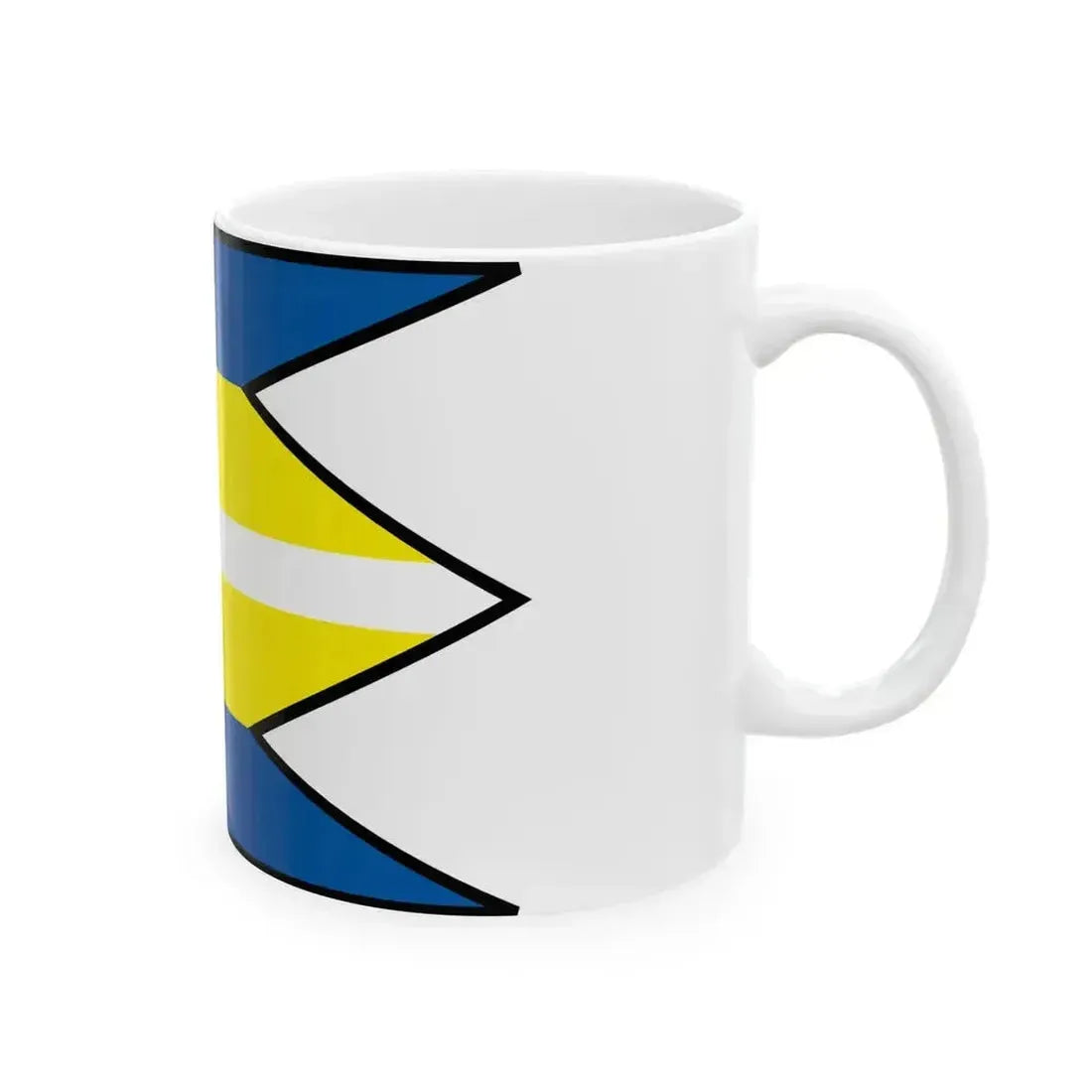 Bodruzal Svidnik Flag (Slovakia) White Coffee Mug - Go Mug Yourself