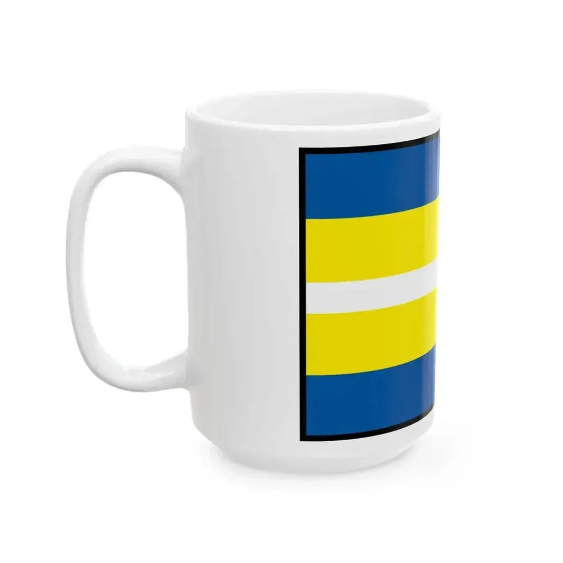 Bodruzal Svidnik Flag (Slovakia) White Coffee Mug - Go Mug Yourself