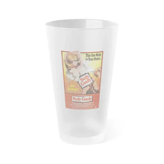 BODY CANDY 1980 Movie Poster - Frosted Pint Glass 16oz 16oz Frosted - Go Mug Yourself