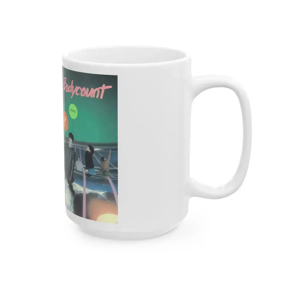 BODYCOUNT HORROR (VHS COVER) - White Coffee Mug - Go Mug Yourself