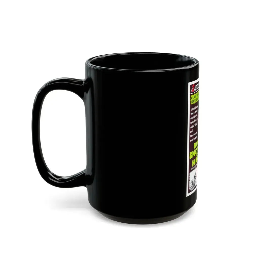 BODYSNATCHER FROM HELL + BLOODY PIT OF HORROR 1968 Movie Poster - Black Coffee Mug - Go Mug Yourself