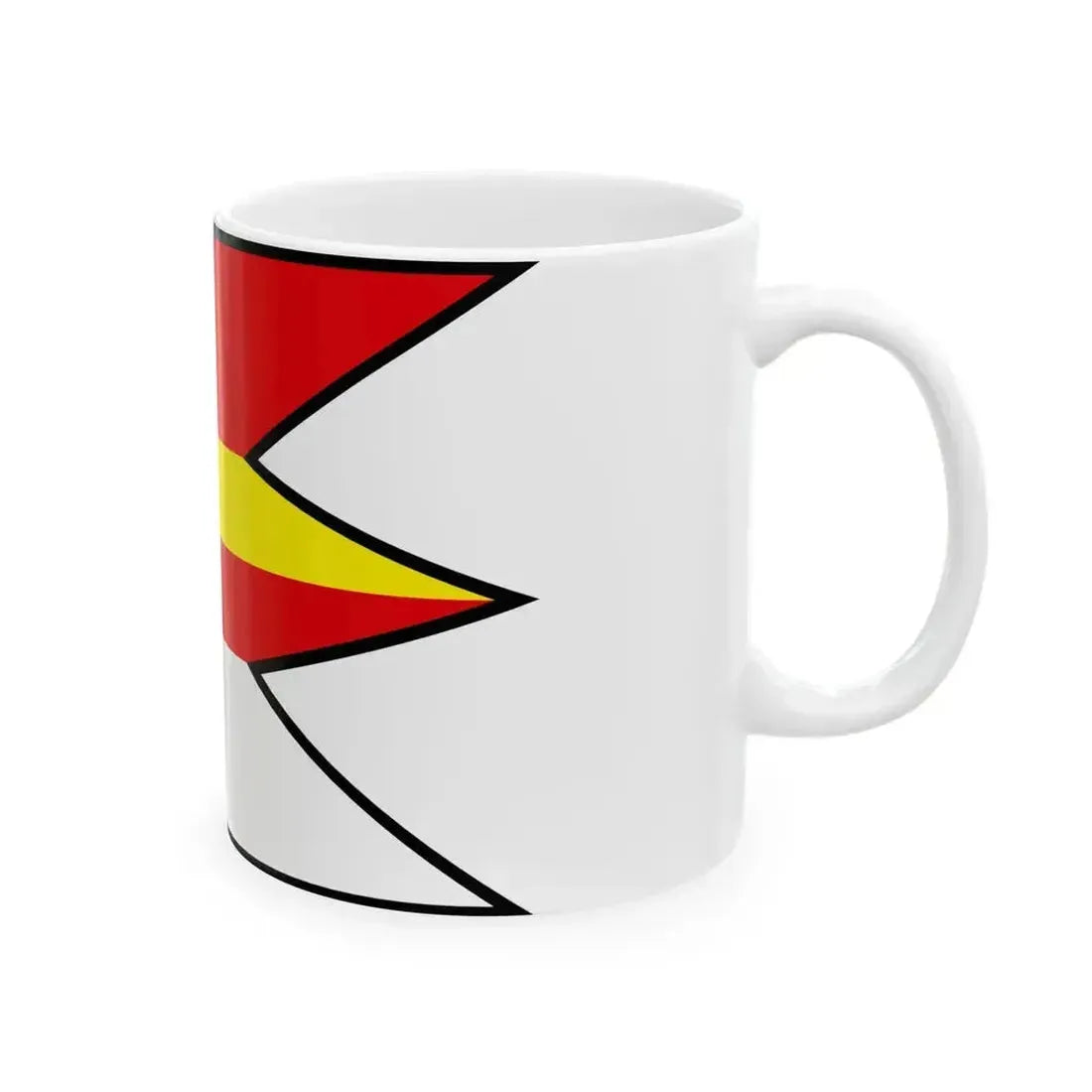 Bodza Komarno Flag (Slovakia) White Coffee Mug - Go Mug Yourself